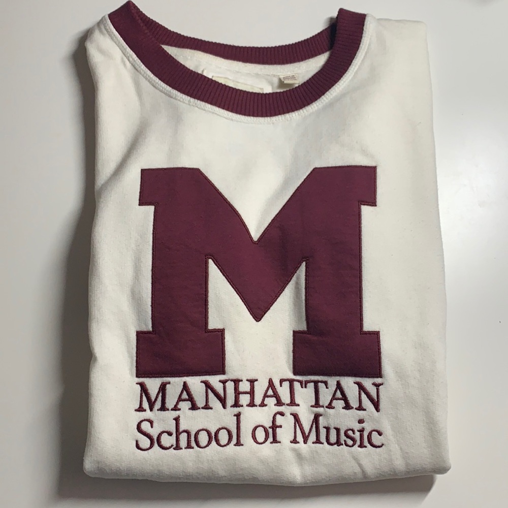 Manhattan school of music crewneck size medium